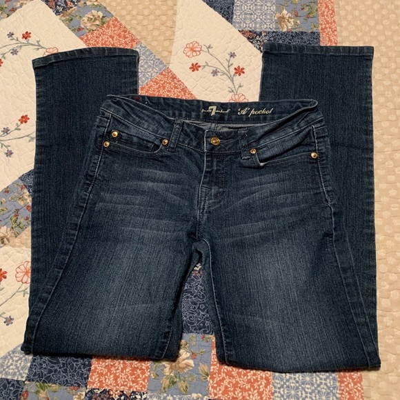 7FAM “A Pocket” Bejeweled Jeans - Picture 2 of 9